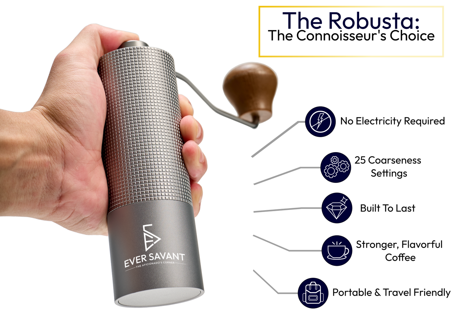 The Robusta - Manual Coffee Grinder